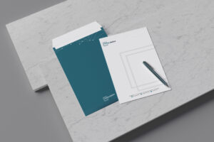 Dynamic Solutions A4 envelope design by Brand Impressions