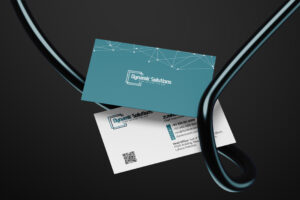 Dynamic Solutions Business Card Design by brand impressions