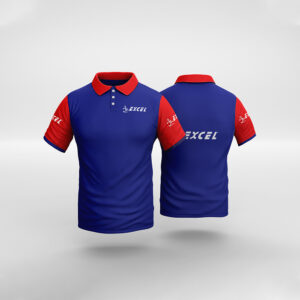 Excel Shoes brand polo T-shirt design by Brand Impressions