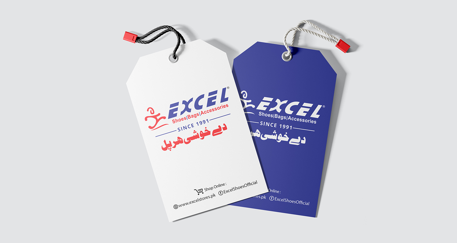 Excel Shoes brand stationery design by Brand Impressions