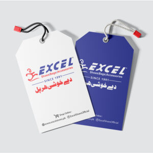 Excel Shoes brand tag design by Brand Impressions