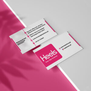 Heels business card design by Brand Impressions