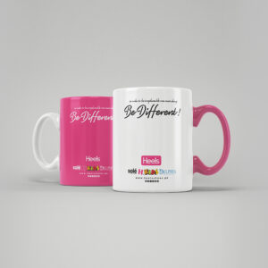 Heels mug design by Brand Impressions