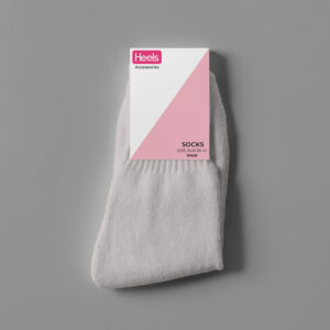 Heels socks label design by Brand Impressions
