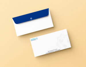 Ibn-e-Battuta Mall envelope design by Brand Impressions