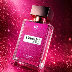 K&Q Perfume Celestial Bloom label design by Brand Impressions