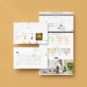 Only B Skincare brand website overview by Brand Impressions