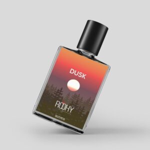 Roohy Fragrances Dusk label design by Brand Impressions