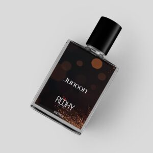 Roohy Fragrances Junoon label design by Brand Impressions