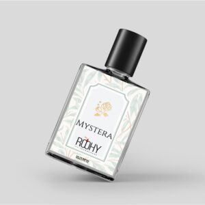Roohy Fragrances Mystera label design by Brand Impressions