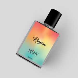 Roohy Fragrances Rimjhim label design by Brand Impressions