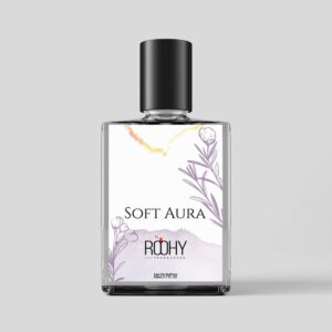 Roohy Fragrances Soft Aura label design by Brand Impressions