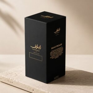 Shaghaf perfume box packaging design by Brand Impressions