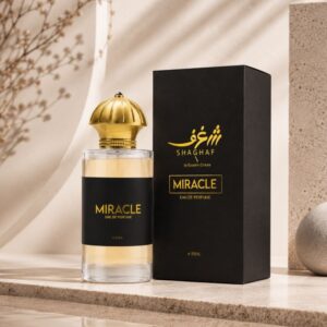 Shaghaf Miracle perfume packaging design by Brand Impressions