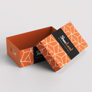 ShoeLand shoe box design by Brand Impressions