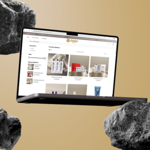 Steller Germany Cosmika Skincare brand web design by Brand Impressions