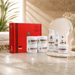 Steller Germany Cosmika skincare facial kit packaging design by Brand Impressions