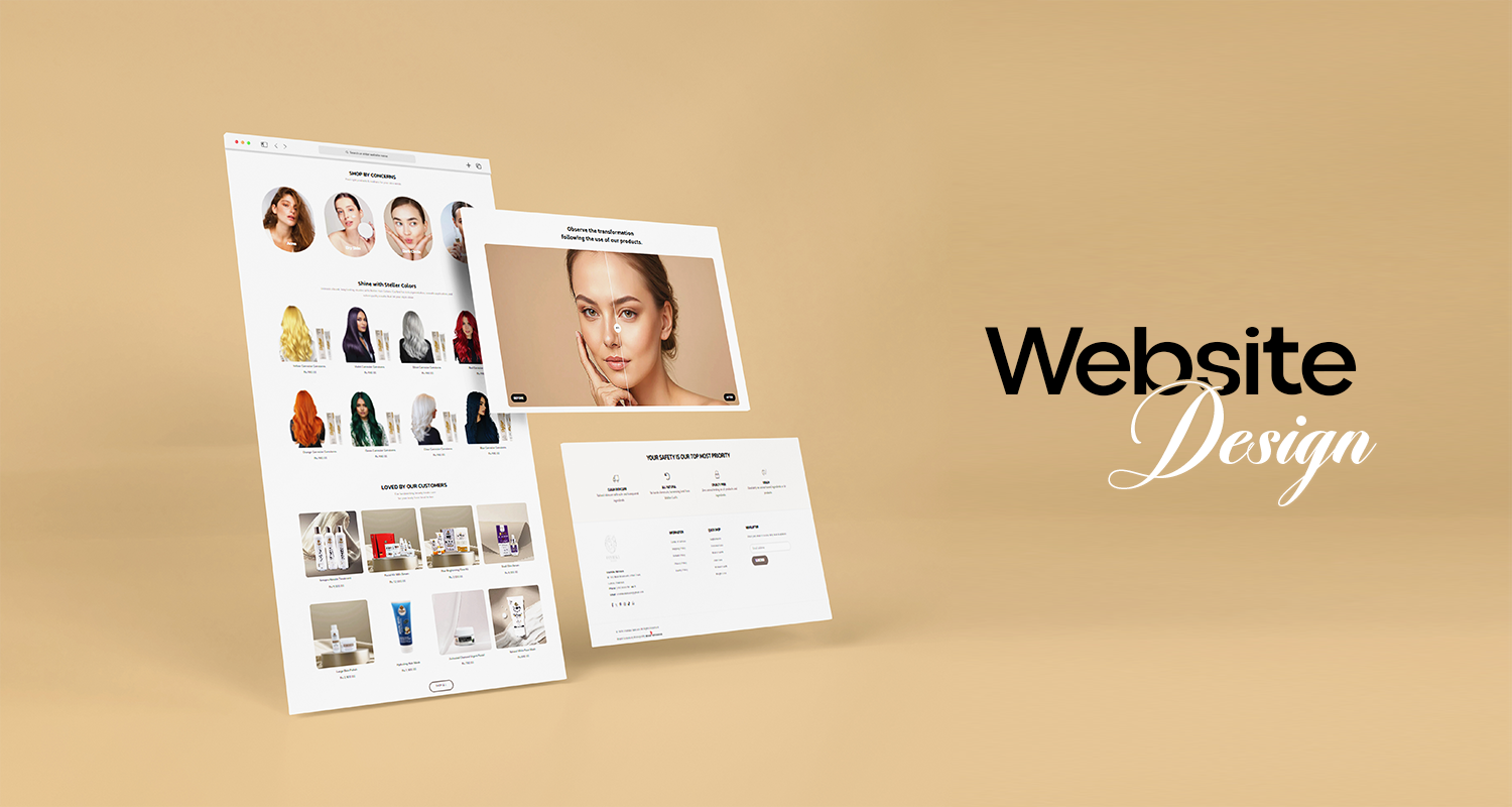 Steller Germany Cosmika Skincare brand web development by Brand Impressions