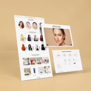 Steller Germany Cosmika Skincare website overview by Brand Impressions