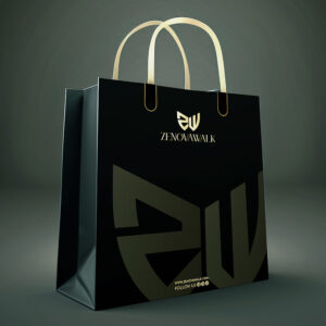 Zenova Walk shopping bag design by Brand Impressions