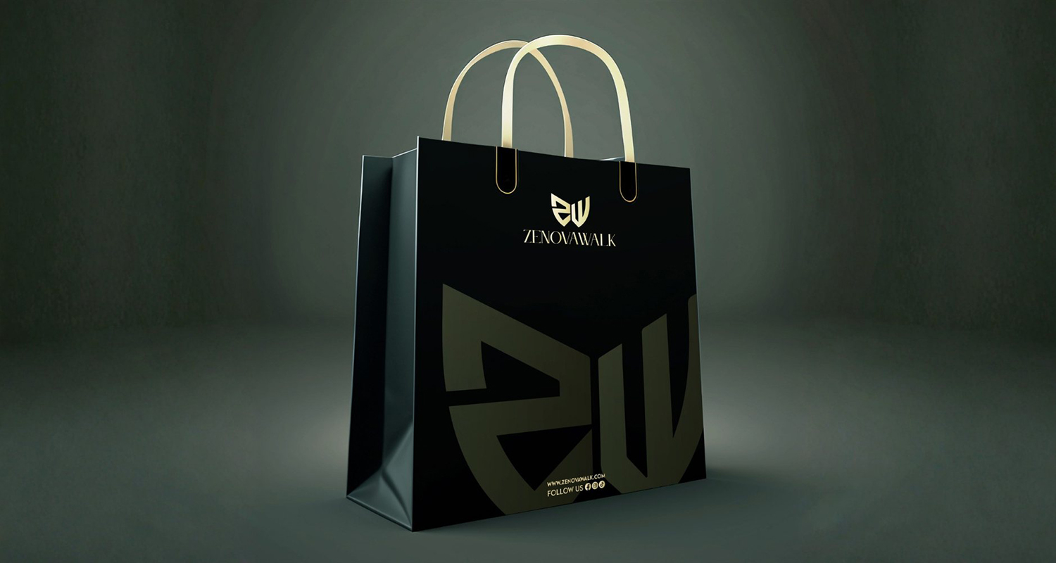 Zenova Walk stationery design by Brand Impressions