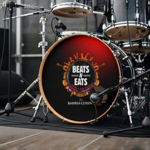 Beats & Eats event branding by Brand Impressions