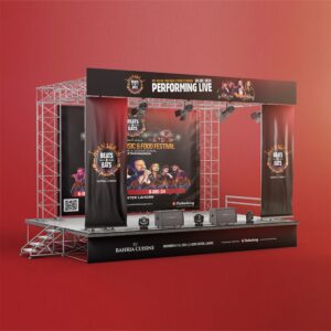 Beats & Eats event signage design by Brand Impressions