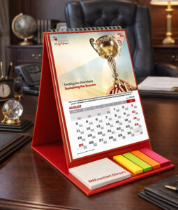 BMA August calendar design by Brand Impressions
