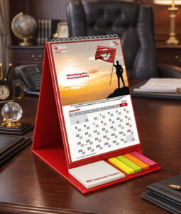 BMA January calendar design by Brand Impressions