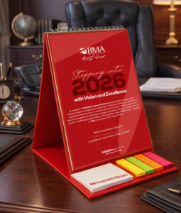 BMA season calendar design by Brand Impressions