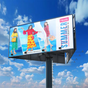 Heels shoes summer advertising campaign billboard design by Brand Impressions