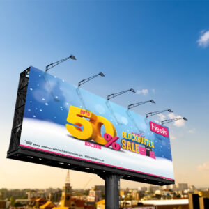 Heels Winter Blockbuster campaign billboard advertising by Brand Impressions