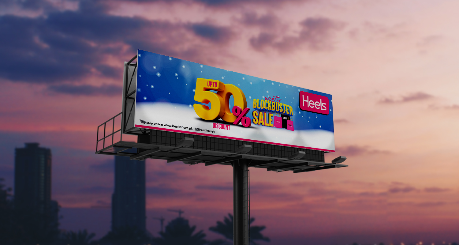 Heels Winter Blockbuster sale campaign by Brand Impressions