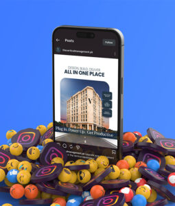 The Vertical real estate design for social media campaign by brand impressions