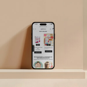 AFTech Skincare product page mobile preview by Brand Impressions