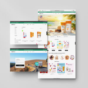 AFTech skincare website design by Brand Impressions