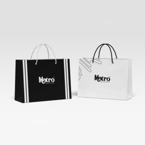 Metro Collection shopping bags design by Brand Impressions