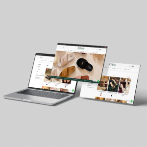 Piede Shoes website overview by Brand Impressions